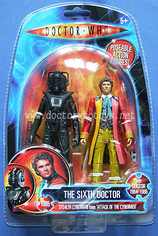 The Sixth Doctor Colin Baker & Stealth Cyberman